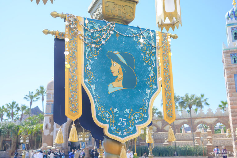 アラビアンコーストのTDS25周年「スパークリング・ジュビリー」デコレーション8