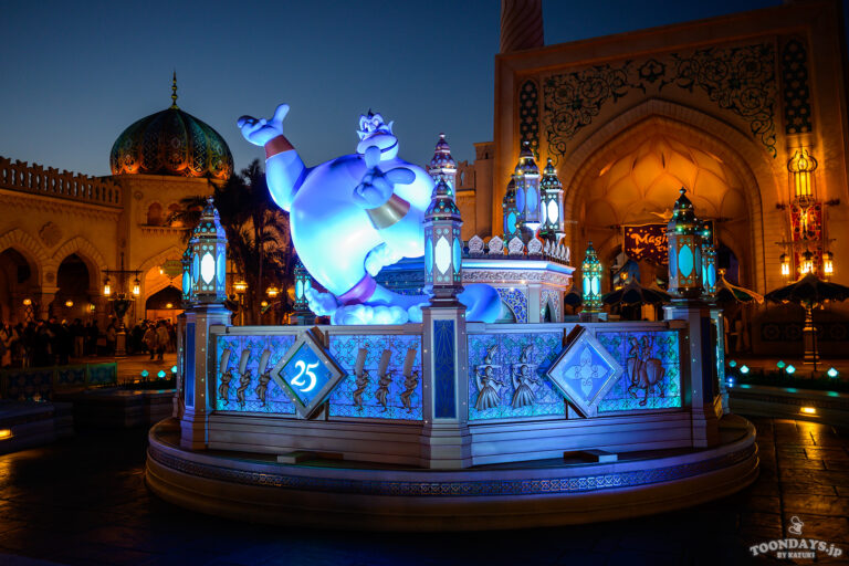 アラビアンコーストのTDS25周年「スパークリング・ジュビリー」デコレーション9