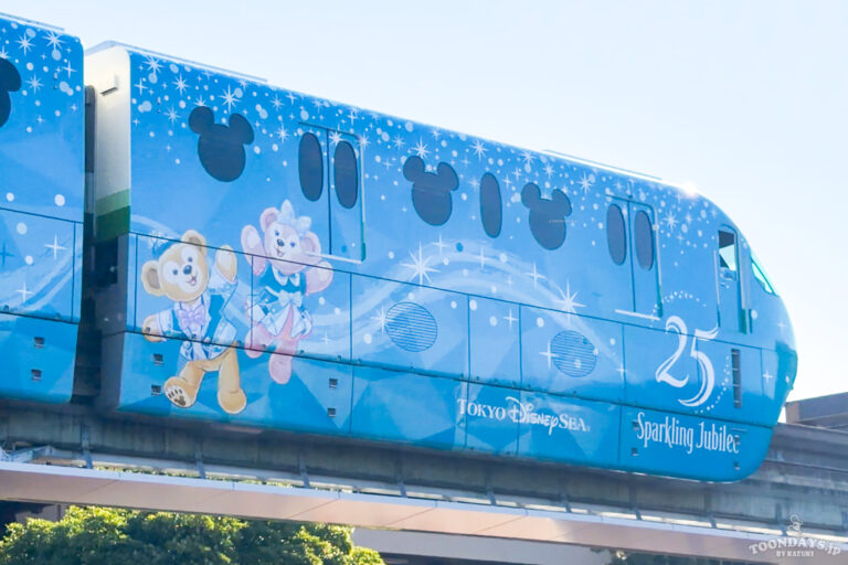 ディズニーリゾートライン「東京ディズニーシー25周年スパークリング・ジュビリーライナー」の外装3