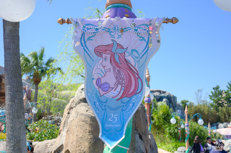 マーメイドラグーンのTDS25周年「スパークリング・ジュビリー」デコレーション1