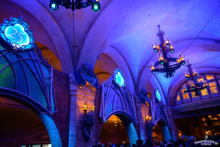 メディテレーニアンハーバーのTDS25周年「スパークリング・ジュビリー」デコレーション14