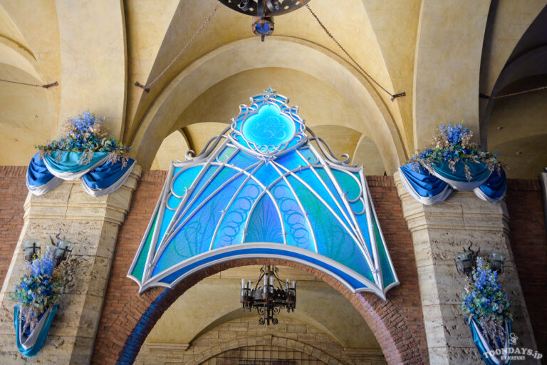 メディテレーニアンハーバーのTDS25周年「スパークリング・ジュビリー」デコレーション6