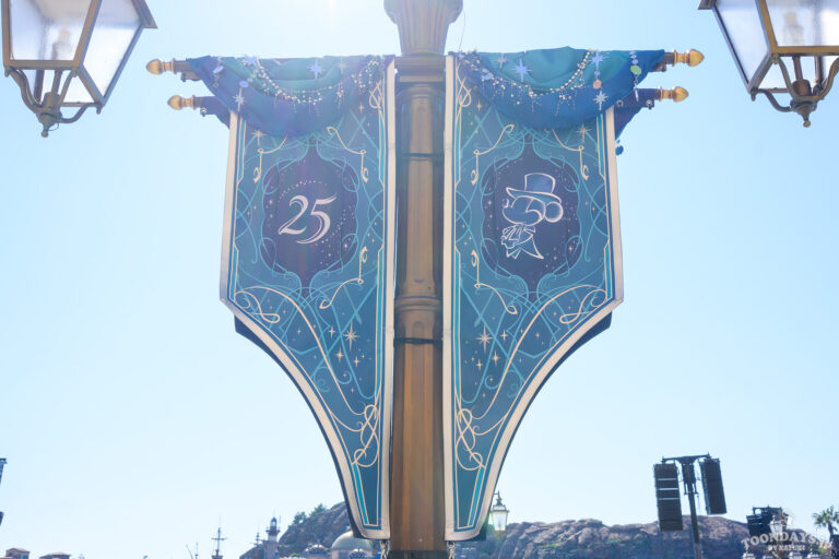 メディテレーニアンハーバーのTDS25周年「スパークリング・ジュビリー」デコレーション7