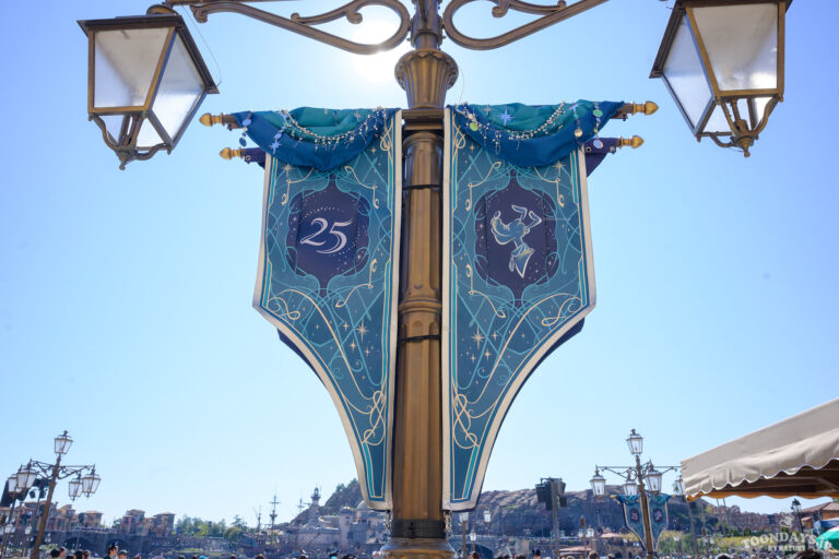 メディテレーニアンハーバーのTDS25周年「スパークリング・ジュビリー」デコレーション8