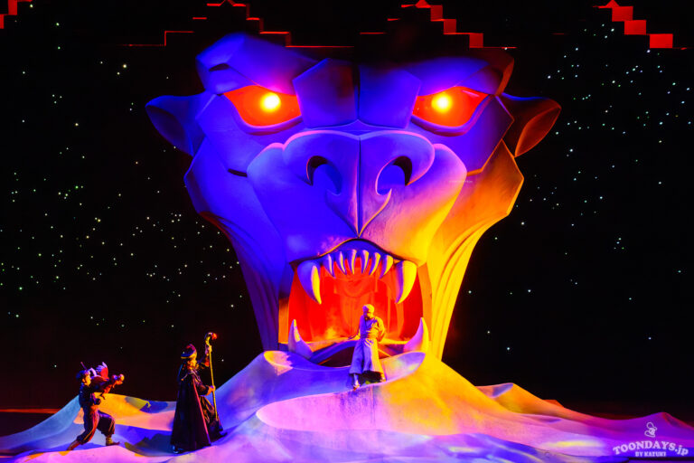 DLRディズニーカリフォルニアアドベンチャーのハイぺリオンシアターで講演されていた「ディズニーズ・アラジン – ア・ミュージカル・スペキュタクラー」のタイガーヘッド