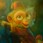 アルバート：香港ディズニーランドの「ミスティック・マナー」のサルキャラクター