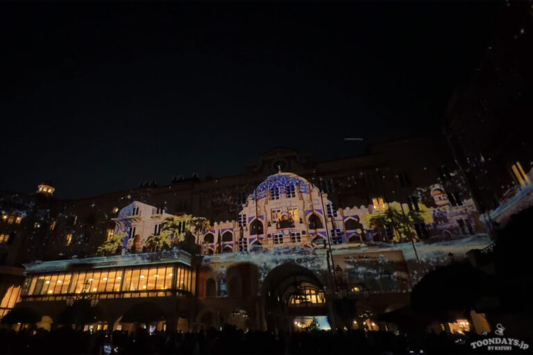 TDS25周年の夜の環境演出「スパークリング・ジュビリー・ナイト」10