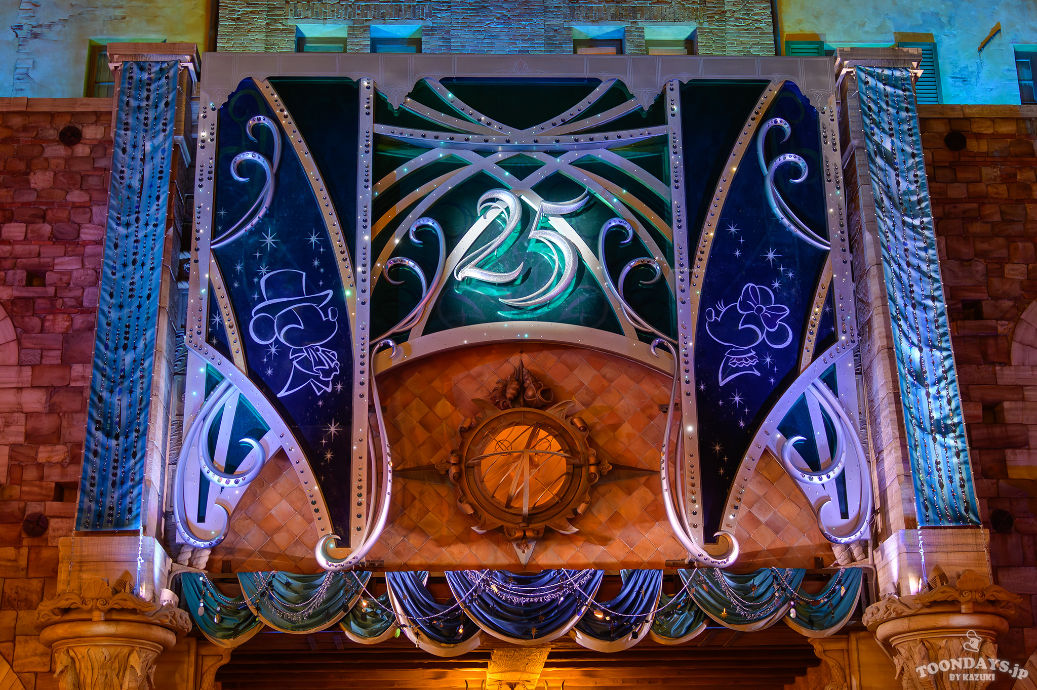 メディテレーニアンハーバーのTDS25周年「スパークリング・ジュビリー」デコレーション15